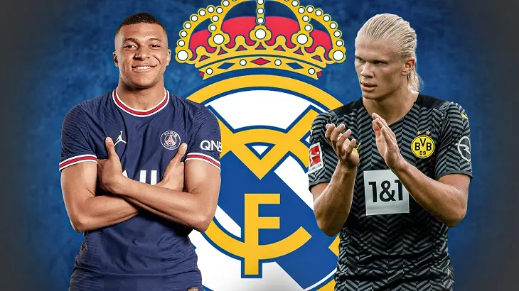 Mbapp&eacute; y Haaland son los atacantes del momento. / @AdriRM33