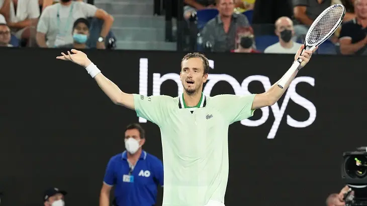 Daniil Mdevedev, n&uacute;mero dos del mundo y no podr&aacute; estar en Wimbledon. / @AustralianOpen