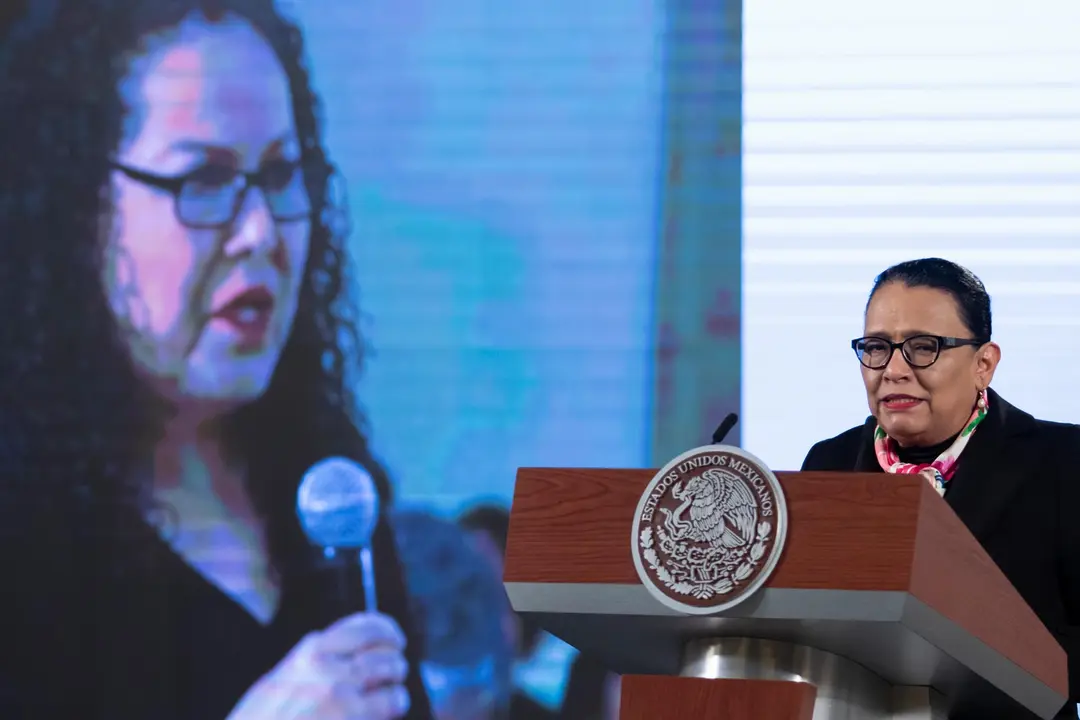 Rosa Icela, secretaria de Seguridad y Ciudadan&iacute;a de M&eacute;xico. / Presidencia de M&eacute;xico