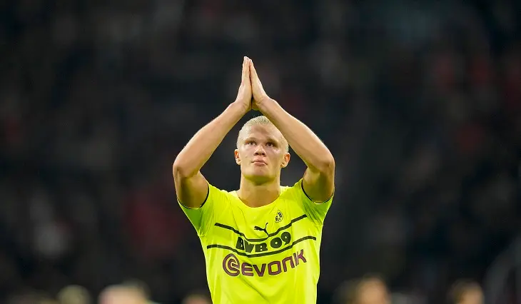 Erling Haaland, delantero del Borussia Dortmund. / @ErlingHaaland