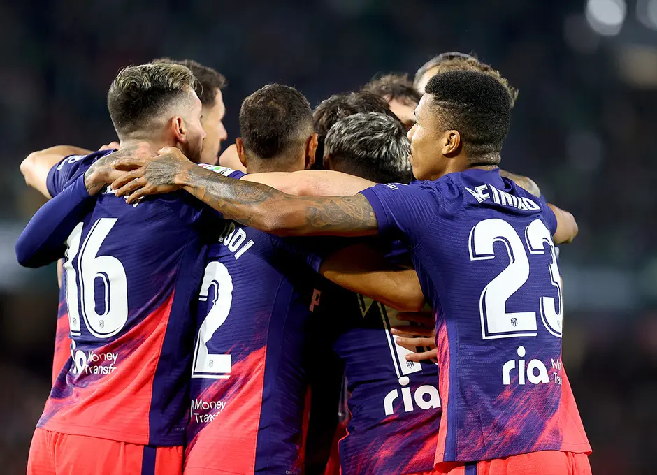 Jugadores del Atl&eacute;tico de Madrid celebran uno de los goles de Joao F&eacute;lix. / Foto: atleticodemadrid.com
