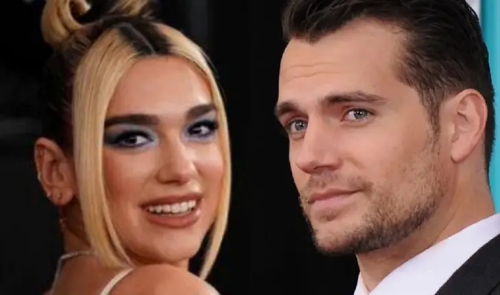 Dua Lipa y Henry Cavill. / RRSS.