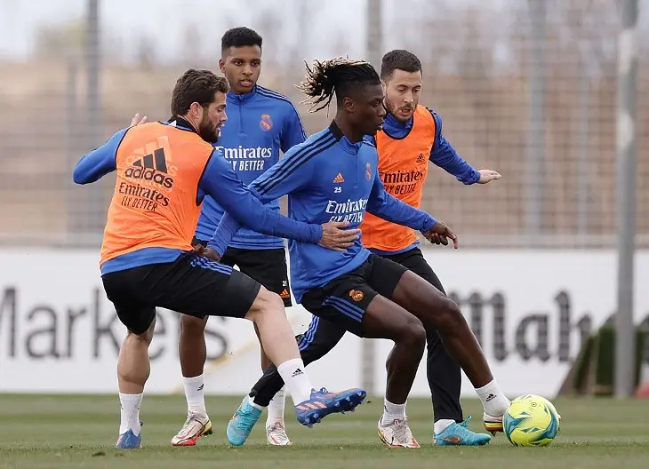 El conjunto blanco se prepara para el importante duelo liguero del domingo. /  Antonio Villalba -realmadrid.com