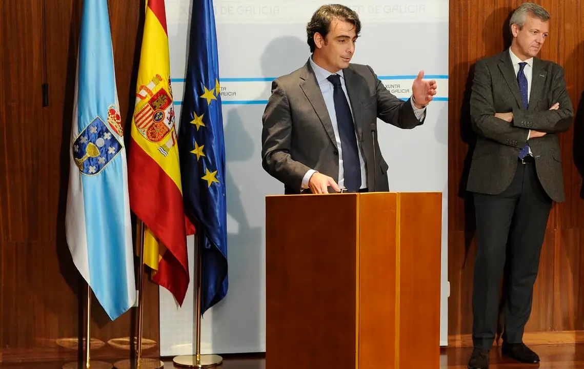 Diego Calvo y Alfonso Rueda. / Xunta de Galicia