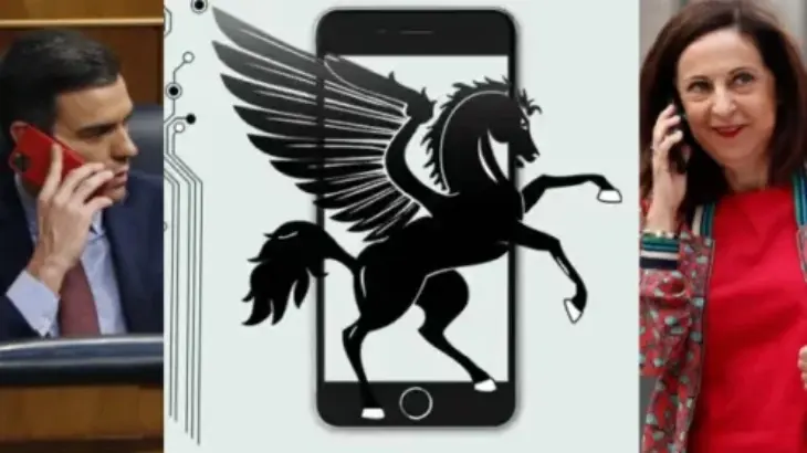 Pedro S&aacute;nchez, Margarita Robles y Pegasus. / Mundiario