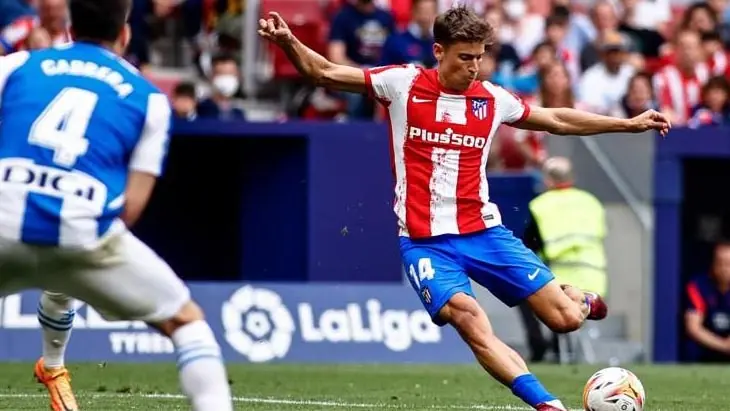 Marcos Llorente durante un juego contra la Real Sociedad. /  @marcosllorente