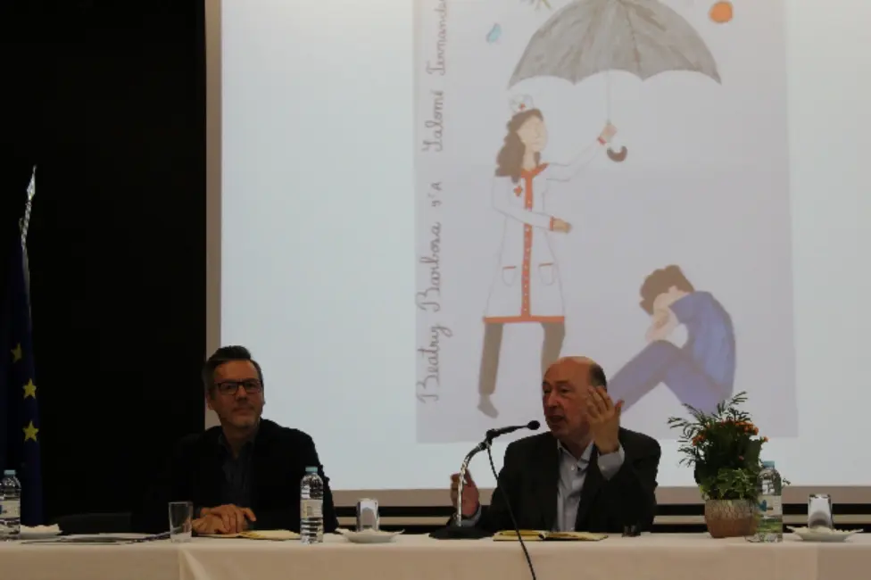 O Dr. Paulo Rebelo Gon&ccedil;alves e o Dr. Miguel Le&atilde;o. / Mundiario