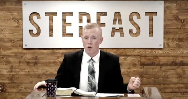 Dillon Awes, pastor. YouTube Stedfast Baptist Church