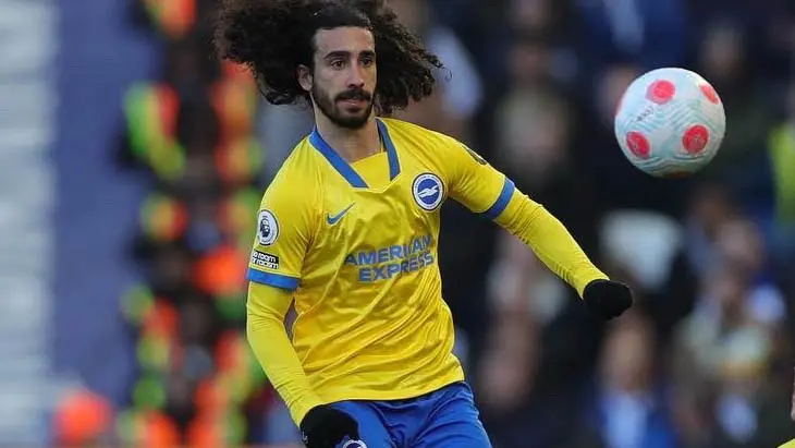 Marc Cucurella, jugador del Brighton. / @cucurella3