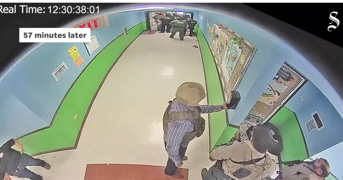 Respuesta policial en el tiroteo de Uvalde, Texas. / RR.SS.