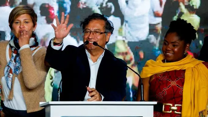 Gustavo Petro y Francia M&aacute;rquez. / RR.SS.