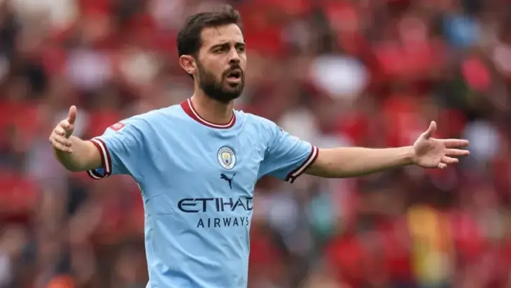 Bernardo Silva, atacante portugu&eacute;s del Manchester City. / @90Min