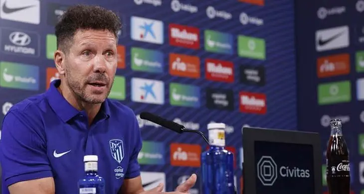 Diego Simeone, entrenador del Atl&eacute;tico de Madrid. / @atleti