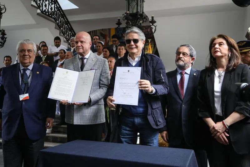 Guillermo Lasso, presidente del Ecuador. / @LassoGuillermo