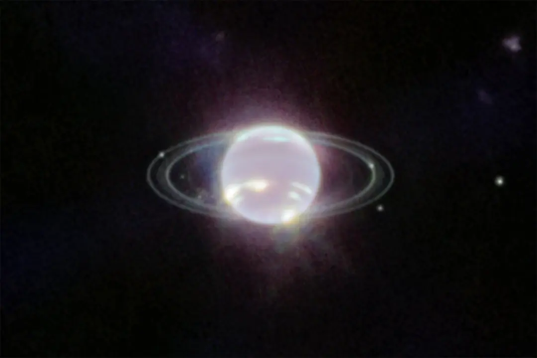 Neptuno visto por el Telescopio James Webb. / ESA/NASA