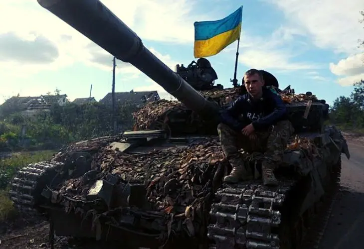 Soldados ucranianos reconquistan Liman, ciudad ucraniana perteneciente al &oacute;blast de Donetsk. / RR SS.