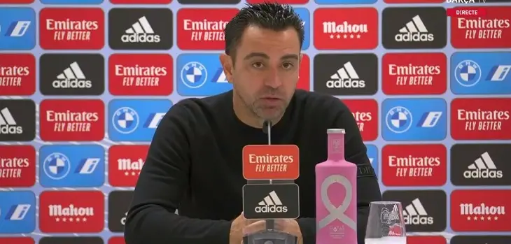 Xavi Hern&aacute;ndez en rueda de prensa. /  @fcbarcelona_es