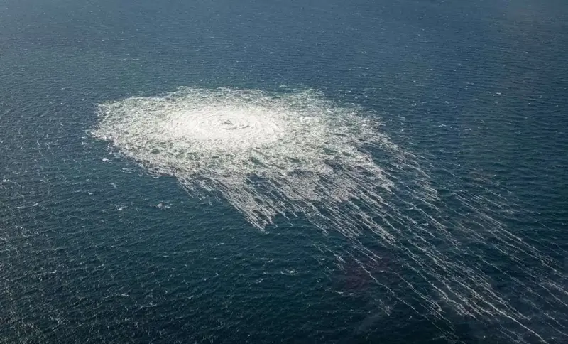 Fugas del oleoducto NordStream en el mar B&aacute;ltico. / RR.SS