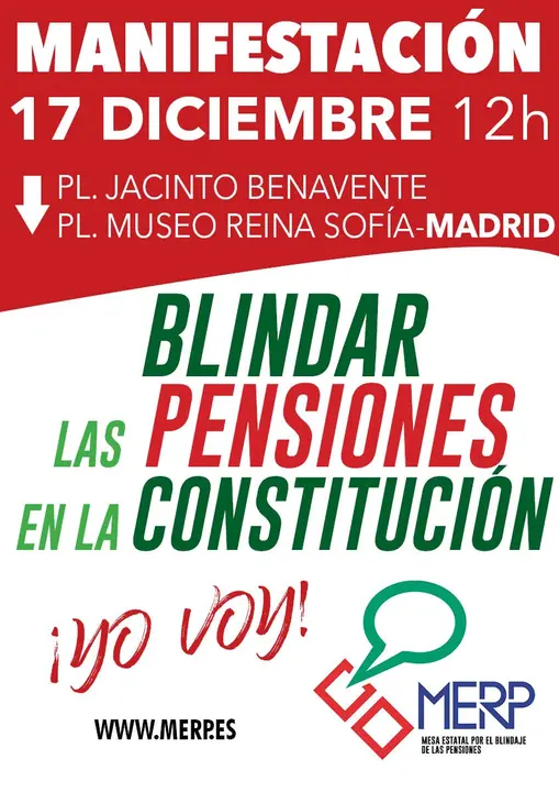 MERP Cartel manifestaci&oacute;n 17D