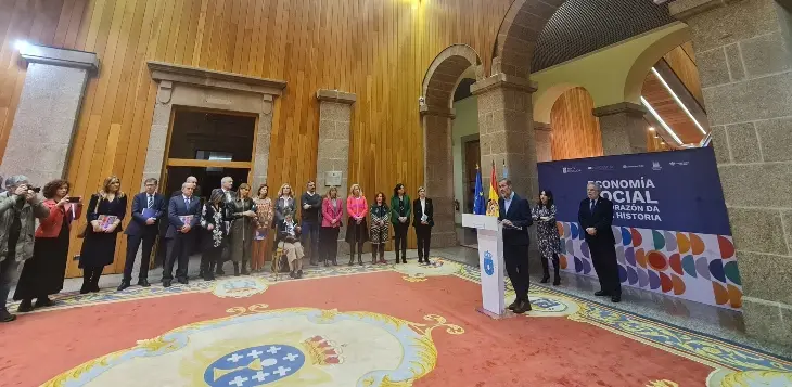 Un acto del Foro pola Econom&iacute;a Social Galega.