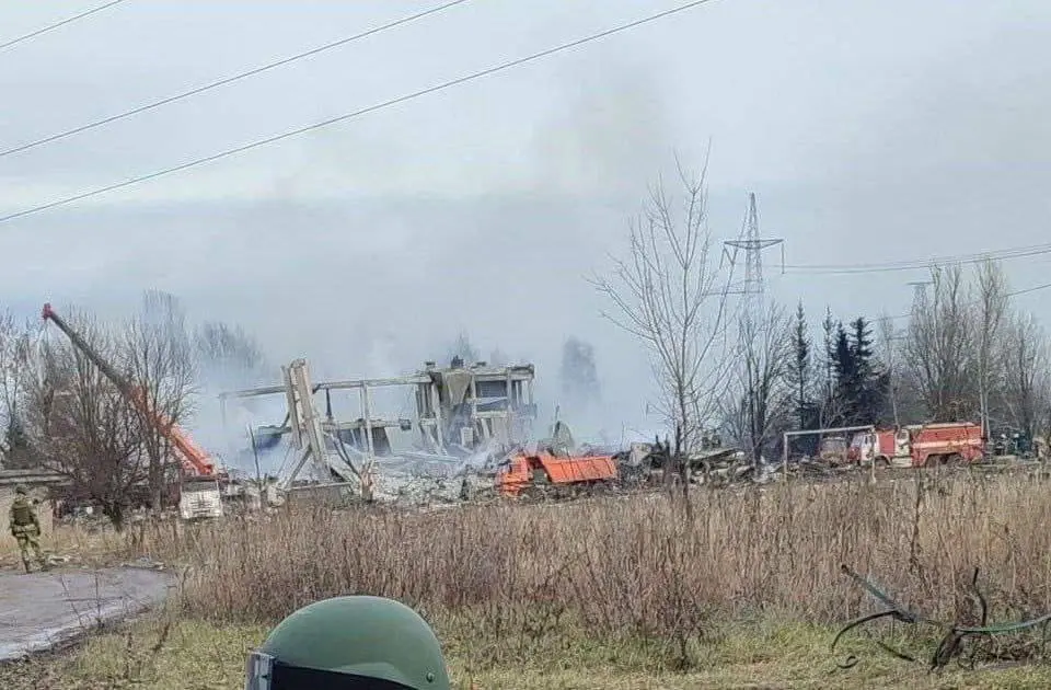 Edificio destruido en Makiivka, Donetsk, Ucrania. / RR.SS.