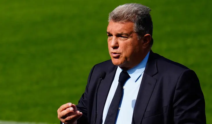 Laporta, presidente del Barcelona. / Diario Navarro