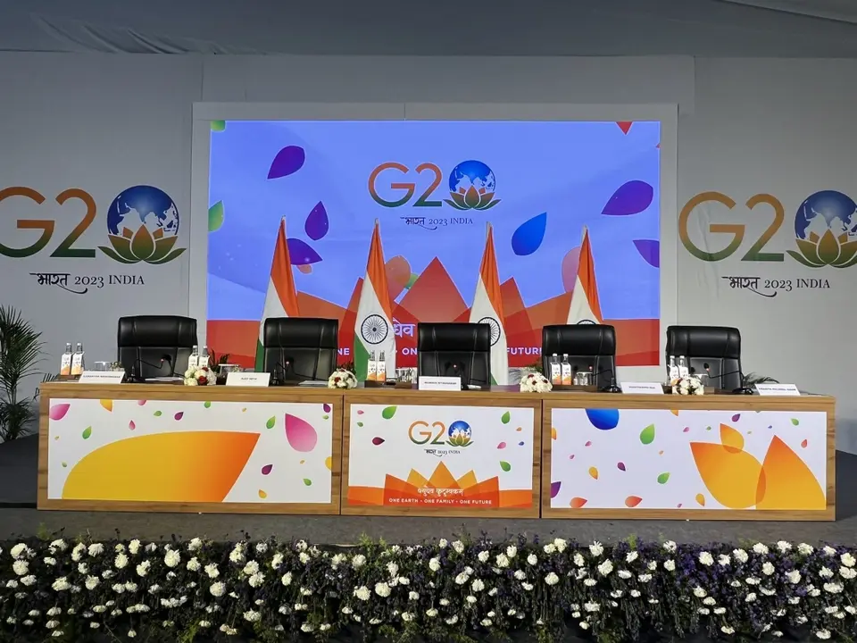 Cumbre del G20 en India. / Twitter @g20org