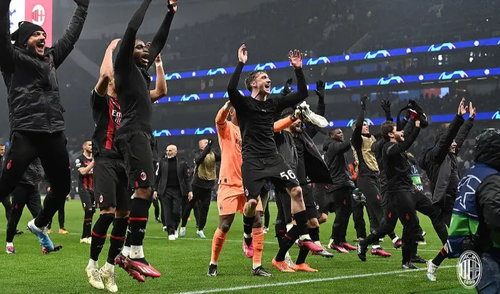 Mil&aacute;n vence al Tottenham en Champions.  @acmilan