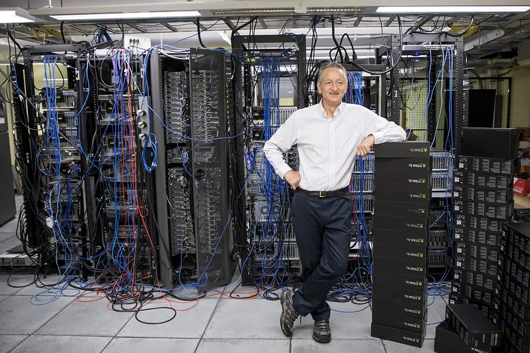 Geoffrey Hinton, padrino de la inteligencia artificial. / RR.SS.