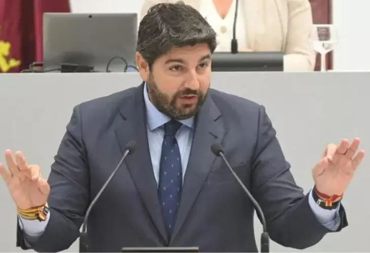 Fernando L&oacute;pez Miras, candidato del PP a presidir la Regi&oacute;n de Murcia. / RR SS.