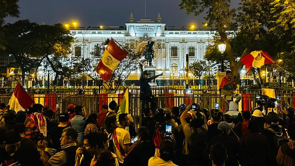 Protestas en Lima, Per&uacute;. / RR.SS.