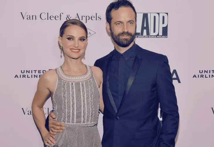 Natalie Portman, actriz; y Benjamin Millepied, core&oacute;grafo. / RR SS.