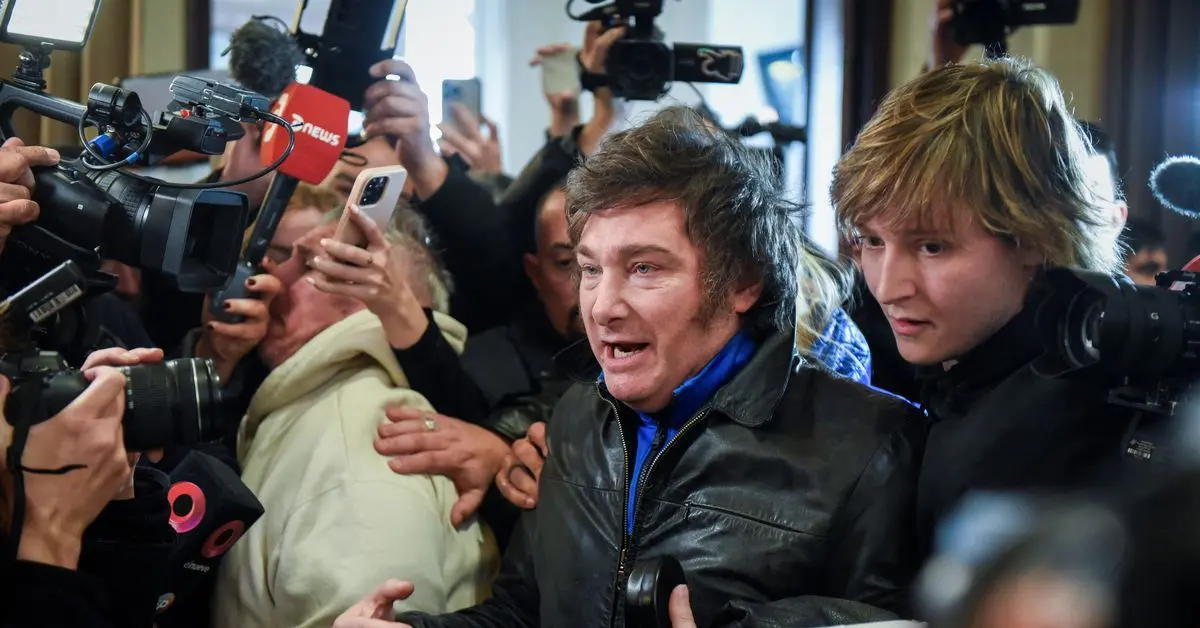 Javier Milei, candidato presidencial en Argentina. / RR.SS.