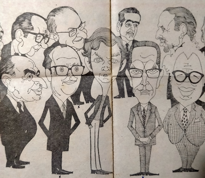 Ilustraci&oacute;n de Siro (fragmento) en El Ideal Gallego sobre unha hipot&eacute;tica Xunta de Galicia presidida por Xos&eacute; Manuel Beiras. / El Ideal Gallego