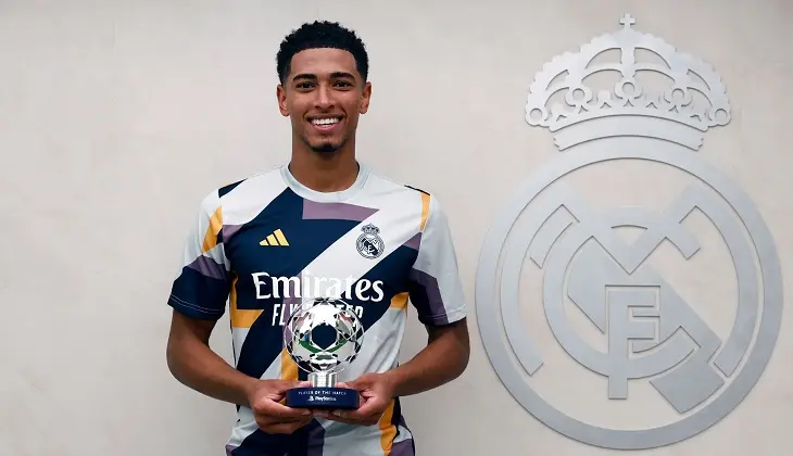Jude Bellingham, MVP en el debut de Champions. @realmadrid