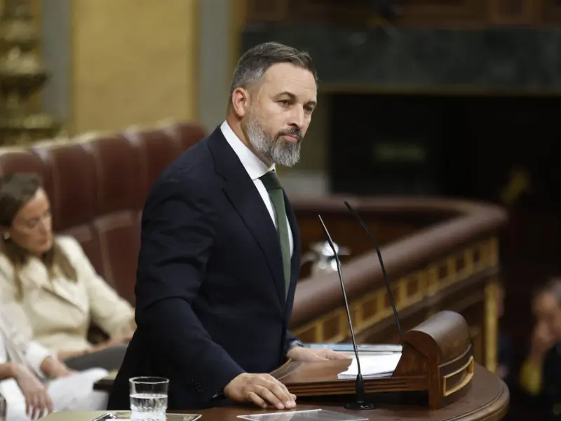 Santiago Abascal, l&iacute;der de Vox en el Congreso. / Congreso de los Diputados