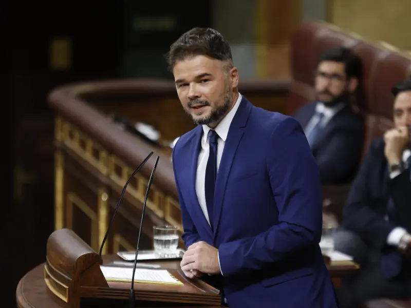 Gabriel Rufi&aacute;n, portavoz de ERC en el Congreso. / Congreso de los Diputados