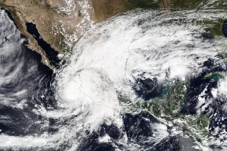 Hurac&aacute;n Lidia en M&eacute;xico. / NOAA