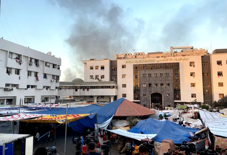 Hospital Al Shifa en la Franja de Gaza. / X