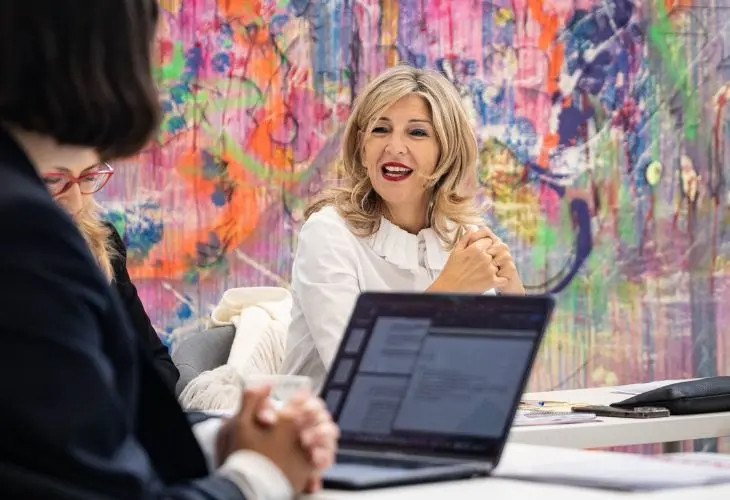 Yolanda D&iacute;az, vicepresidenta segunda del Gobierno y ministra de Trabajo. / @sumar