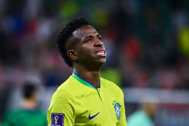 Vinicius con la selecci&oacute;n de Brasil. / @CBF_Futebol