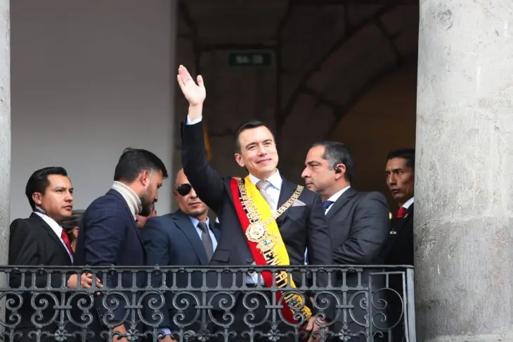 Daniel Noboa, presidente de Ecuador. / Presidencia de Ecuador