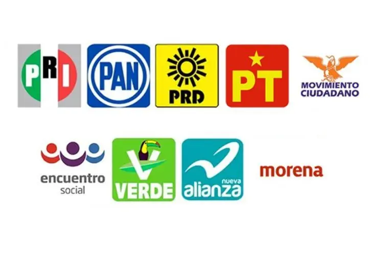 Partidos pol&iacute;ticos mexicanos. / RR SS.