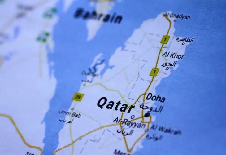 Mapa de Qatar. / RR SS.