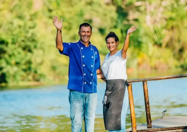 Chef espa&ntilde;ol David Peregrina Cap&oacute; y su mujer &Eacute;rica da Silva Santos. / RR.SS.