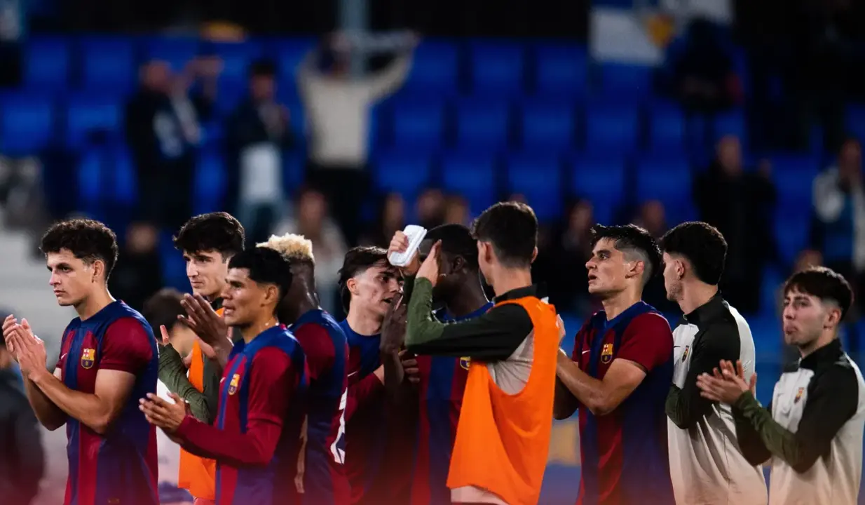 Jugadores del Barça Atlètic. / FC Barcelona