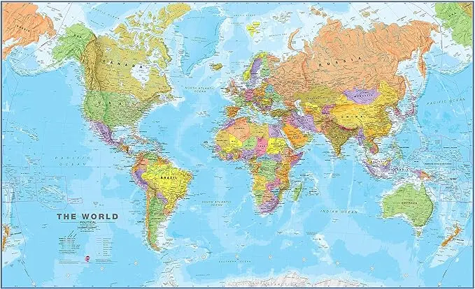 Mapa del mundo. / Mundiario