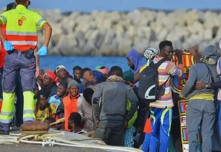Llegada de migrantes a Canarias. / RR SS.