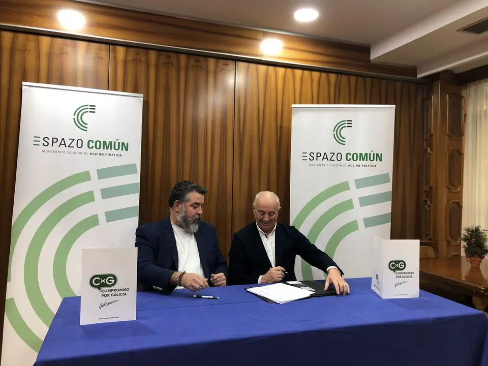 Los líderes de CXG y ESCO Galeguista. / Mundiario