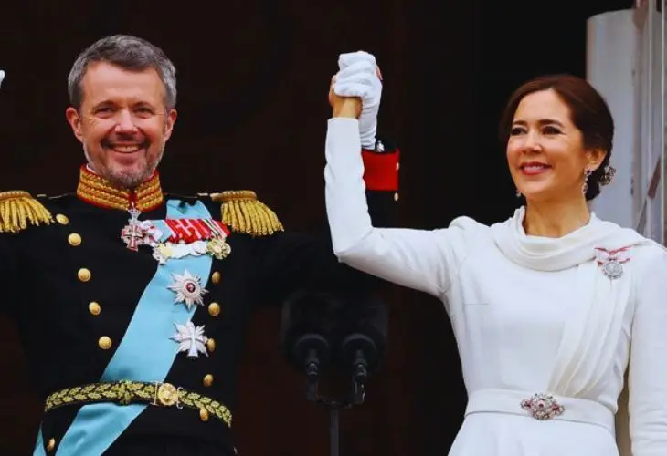 Federico X y la reina consorte Mary. / RR SS.
